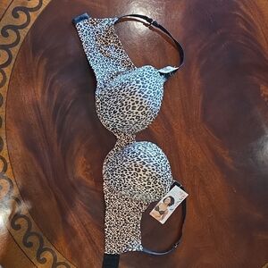 Leopard Print Women's Bra